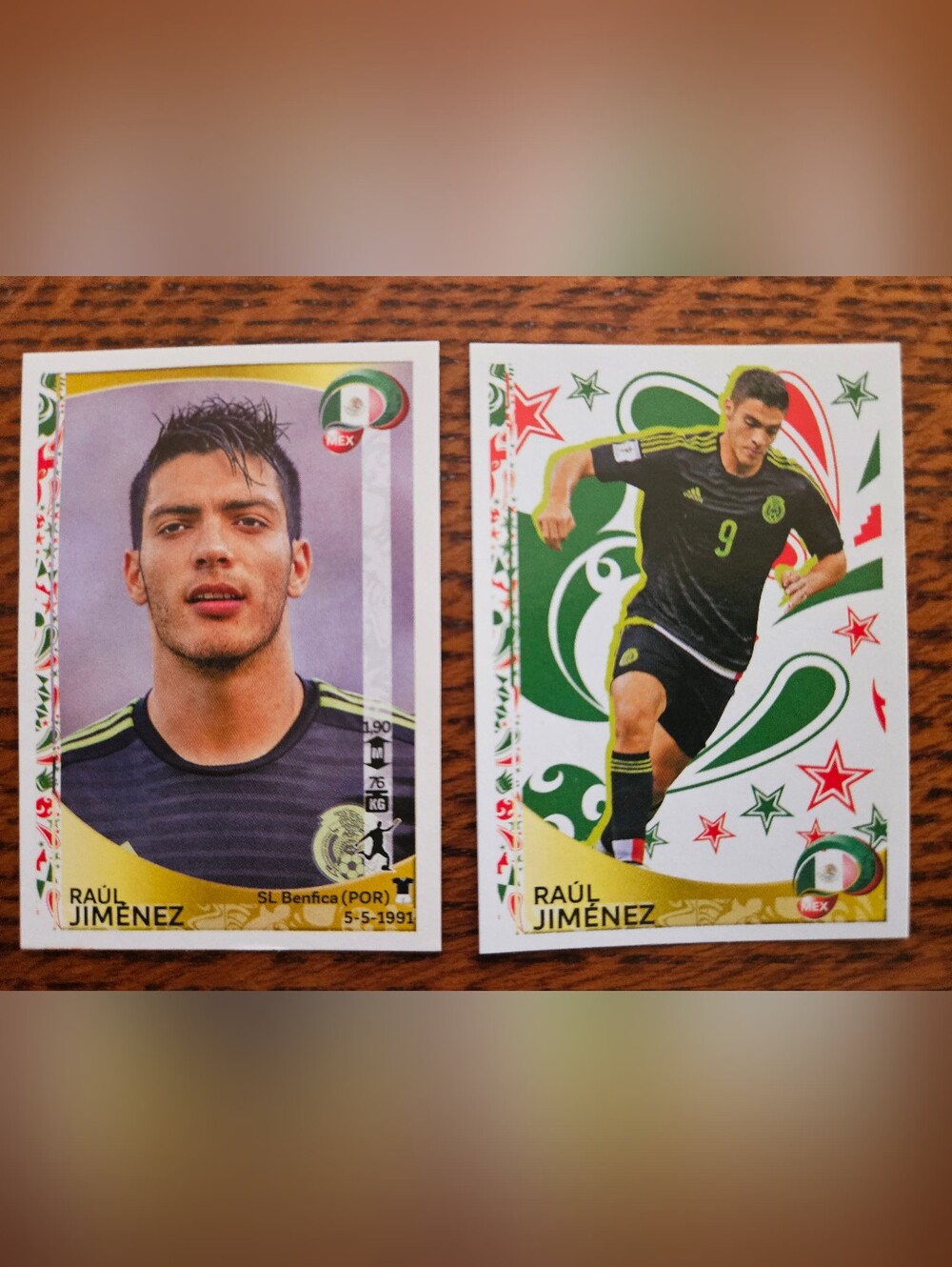 2 Panini Copa America Centenario USA 2016 Raul Jimenez Sticker